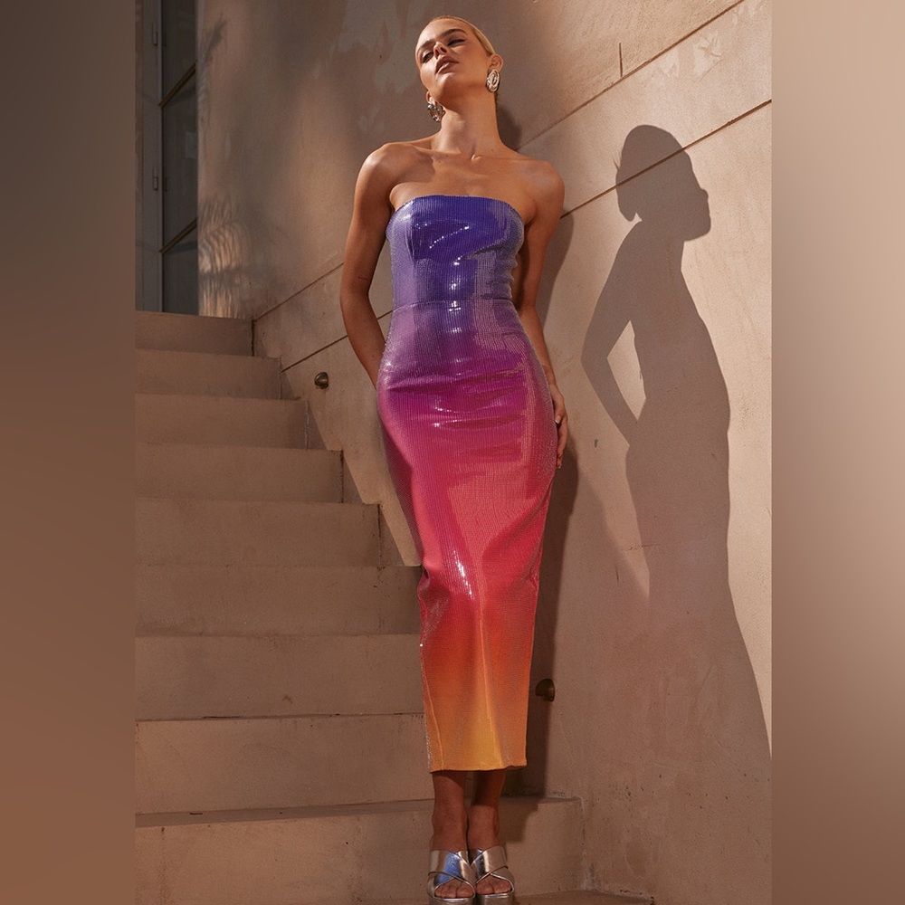 Runaway the label Malibu midi dress